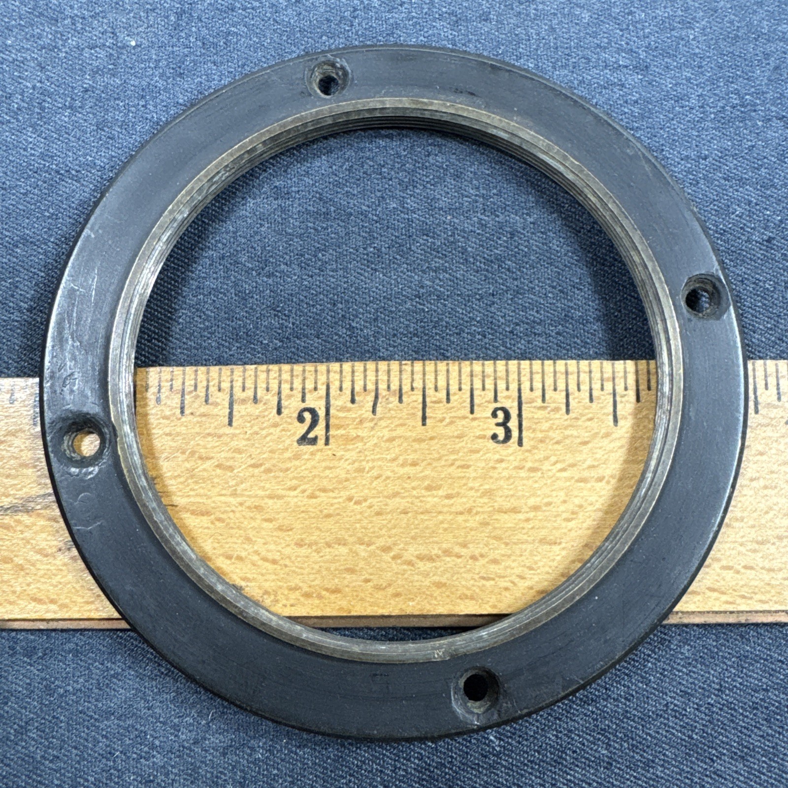 69mm Mounting Flange For Antique Brass Lens and Wood Camera – 3