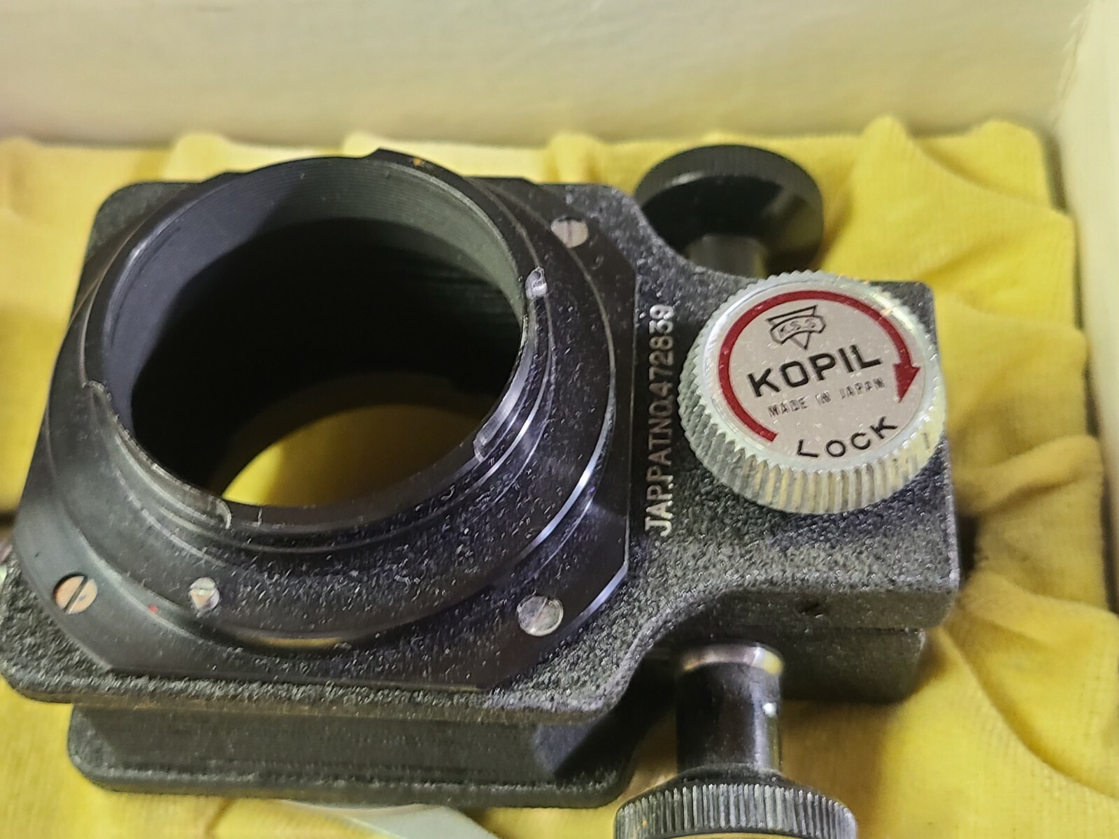 VINTAGE EXAKTA CAMERA MOUNT KOPIL DUO TRACK BELLOWS (MINT)