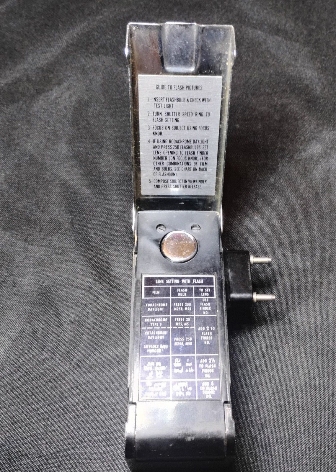 Vintage Argus Flash Gun Unit with Test Light & Exposure Dial – Untested
