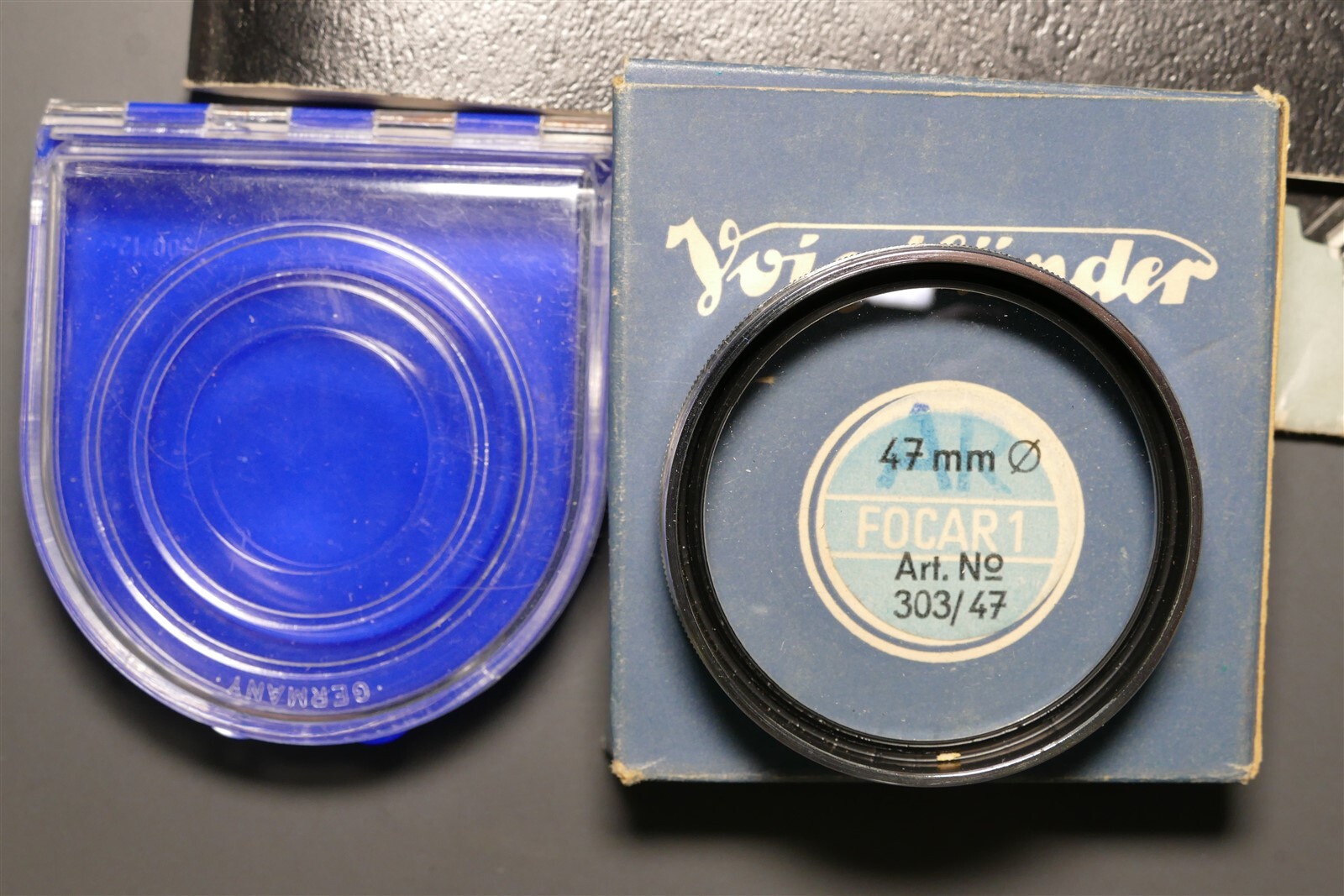 Voigtlander Focar 1 303/47 47mm Slip on Close-Up Filter With Case in the Box