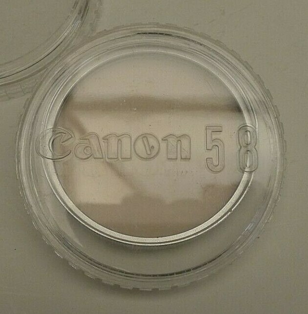 Canon 58mm Skylight 1x Lens Filter +Original Case – Made in Japan