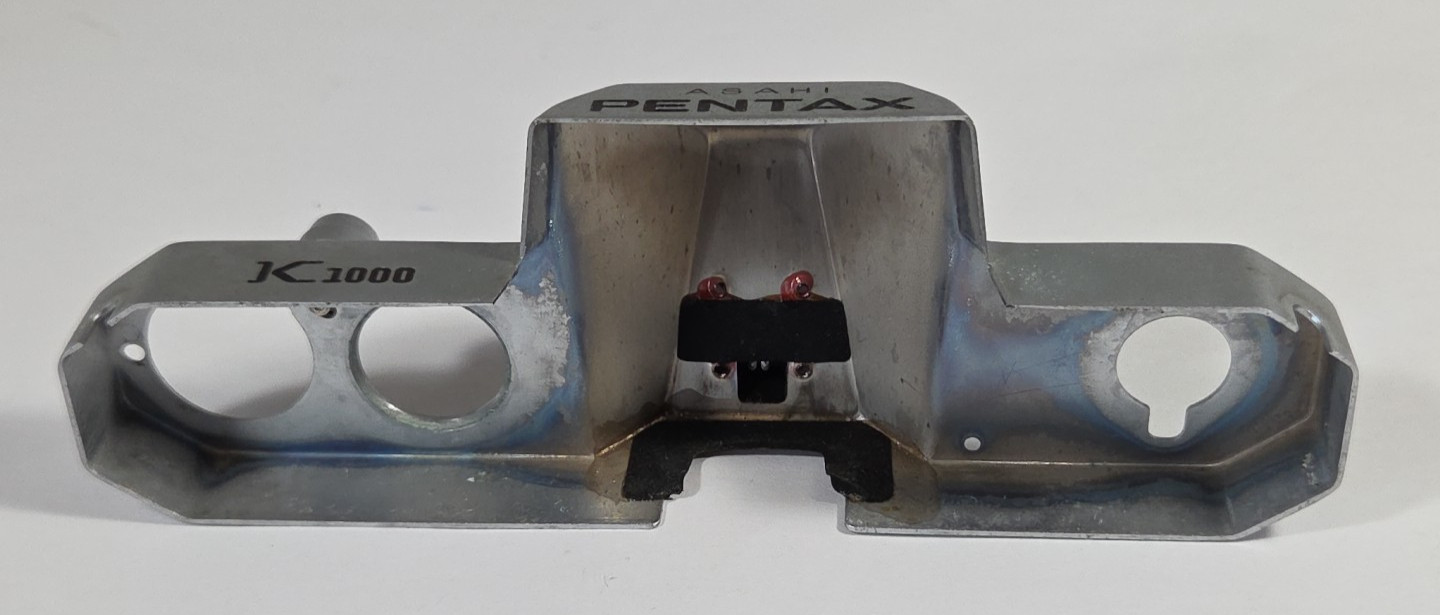 Pentax K-1000 35mm SLR Camera Parts: Top Cover & Screws #300