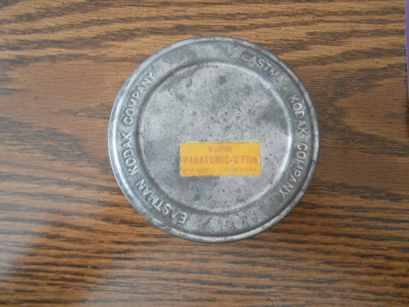 Vintage Kodak Panatomic-X film cannister 4″ diameter KP 44786C
