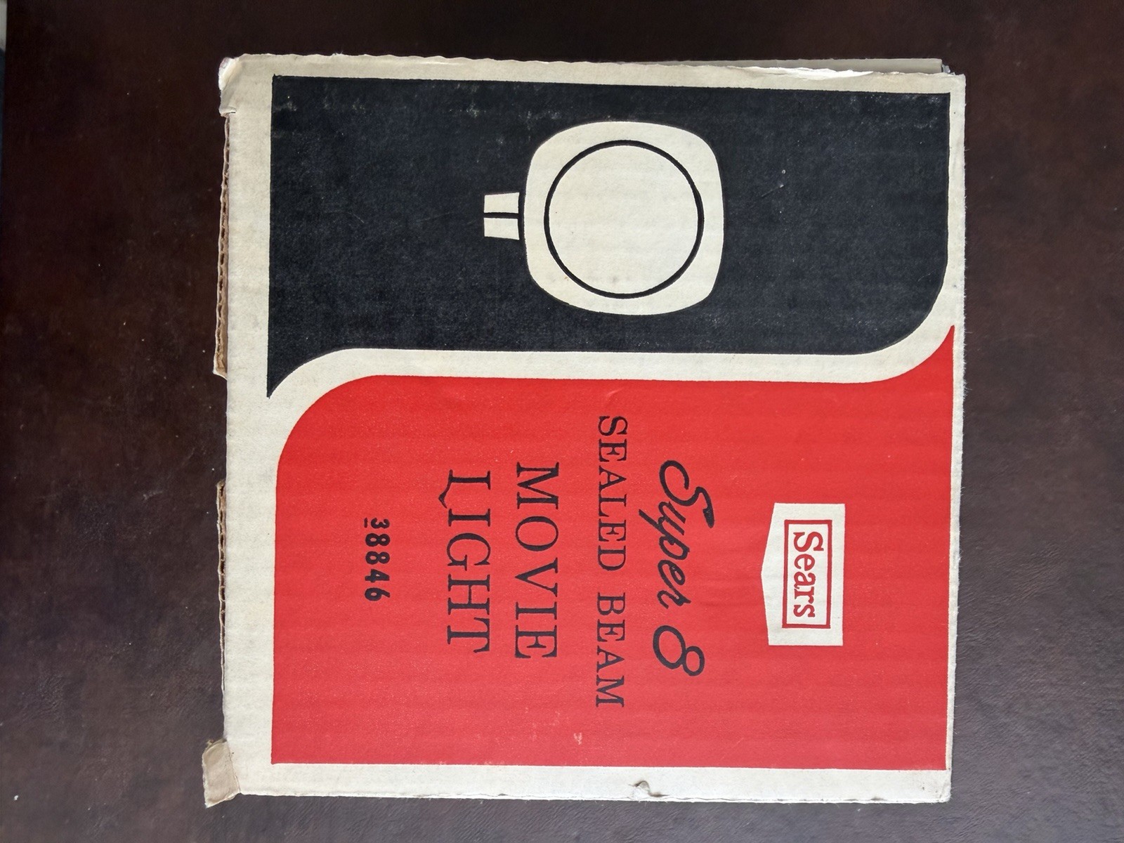 Vintage Sears Super 8 650 Watt Sealed Beam Movie Light Model 8846 w/ Box