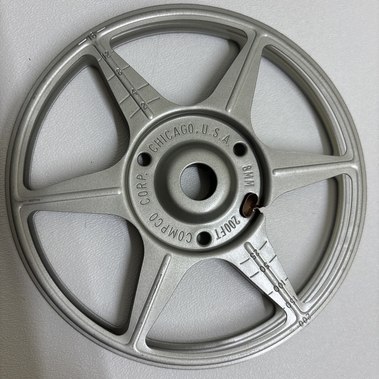Lot Of 2 – 5″ 8mm Film Reels & Tin Cans – Comp Co & Unbranded Metal