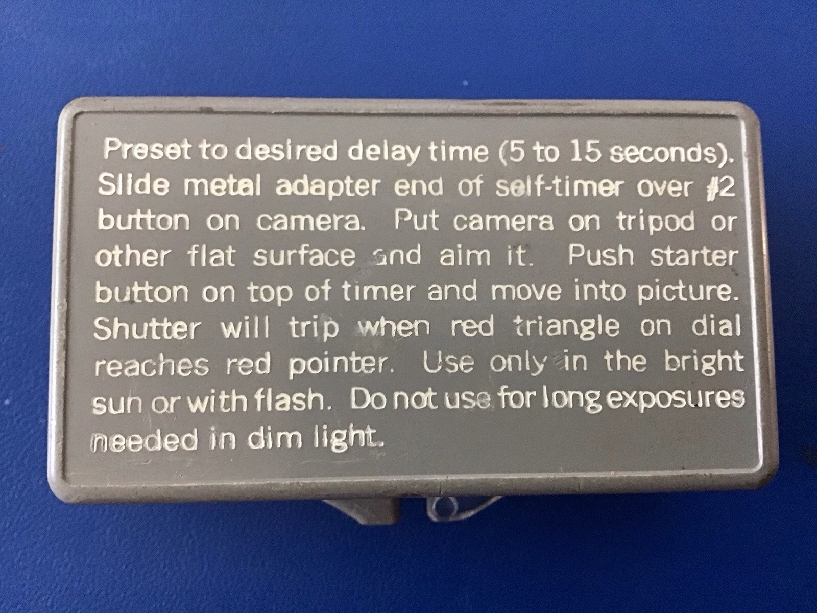 Vintage Polaroid #192 Self Timer For Color pack Cameras Working