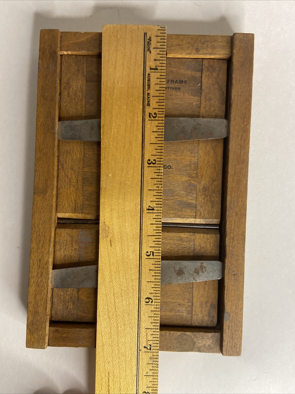 Vintage Wood Eastman Kodak Co. Contact Print Frame w/Glass 3.5×5.75”