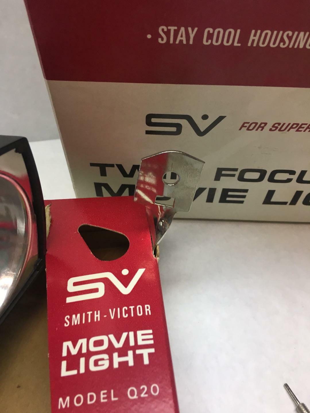 VINTAGE Smith Victor Corp BRAND Super Eight MOVIE LIGHT 5 Way Control ORG BOX