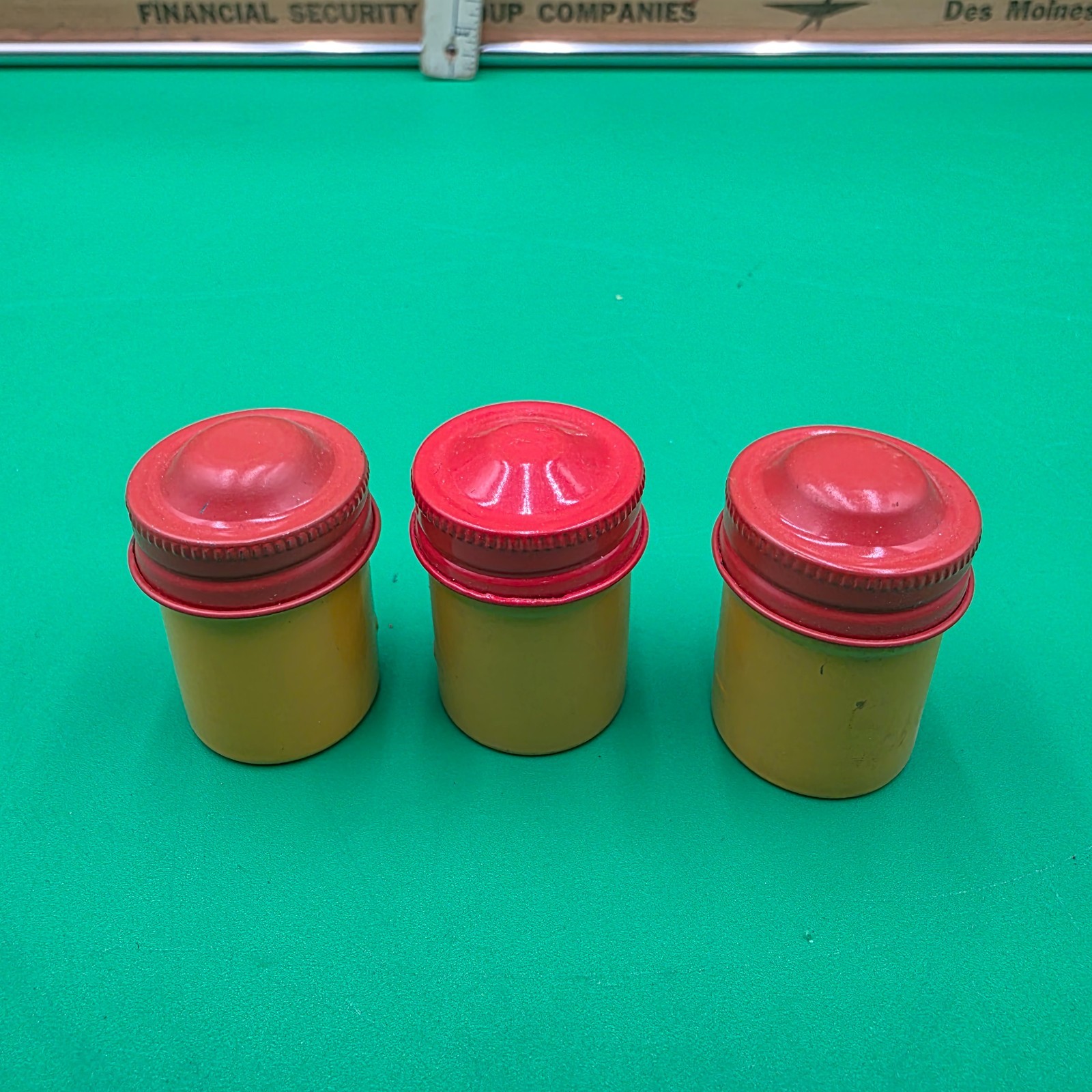 Vintage Lot of 3 KODAK Aluminum Film Screw-Top Canisters