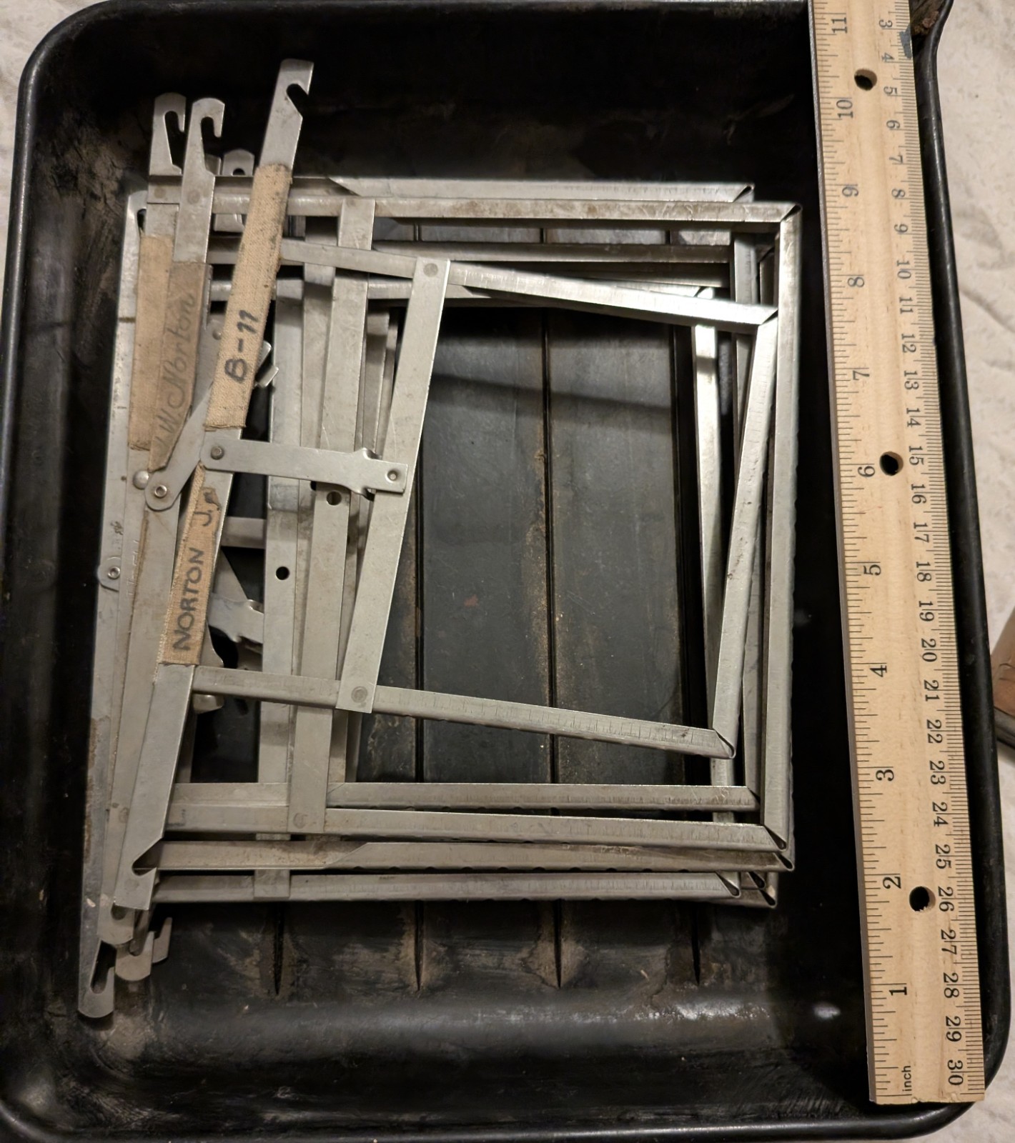 Antique Film Holders, Hangers, and Photography School Items
