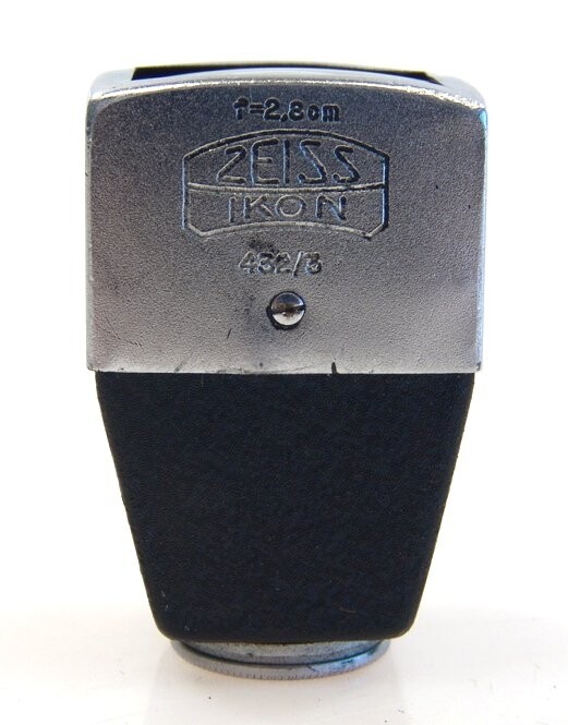 ZEISS IKON 432/3 CAMERA VIEW FINDER 2.8cm BLACK NICKEL RARE ATTACHMENT f=28mm NR