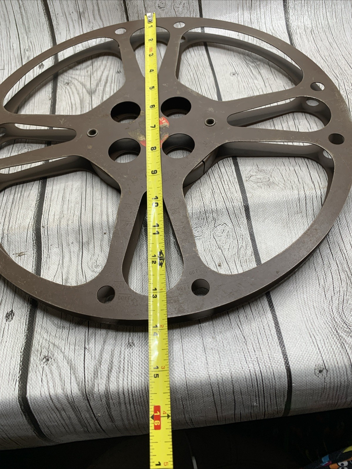 Goldberg Brothers Film Reel 122.017 Reflex 14” Brown