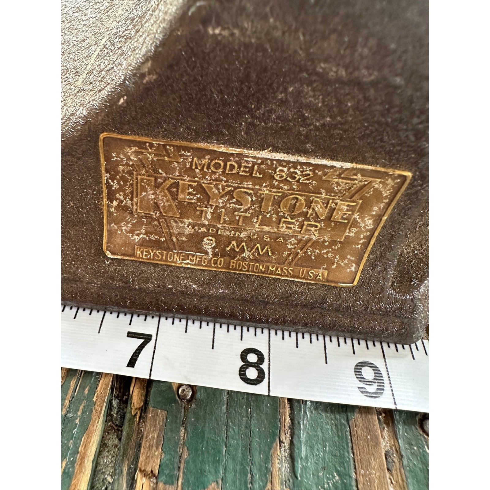 Vintage Keystone Titler Model 832 8mm Film Movie Camera base only Cast Metal
