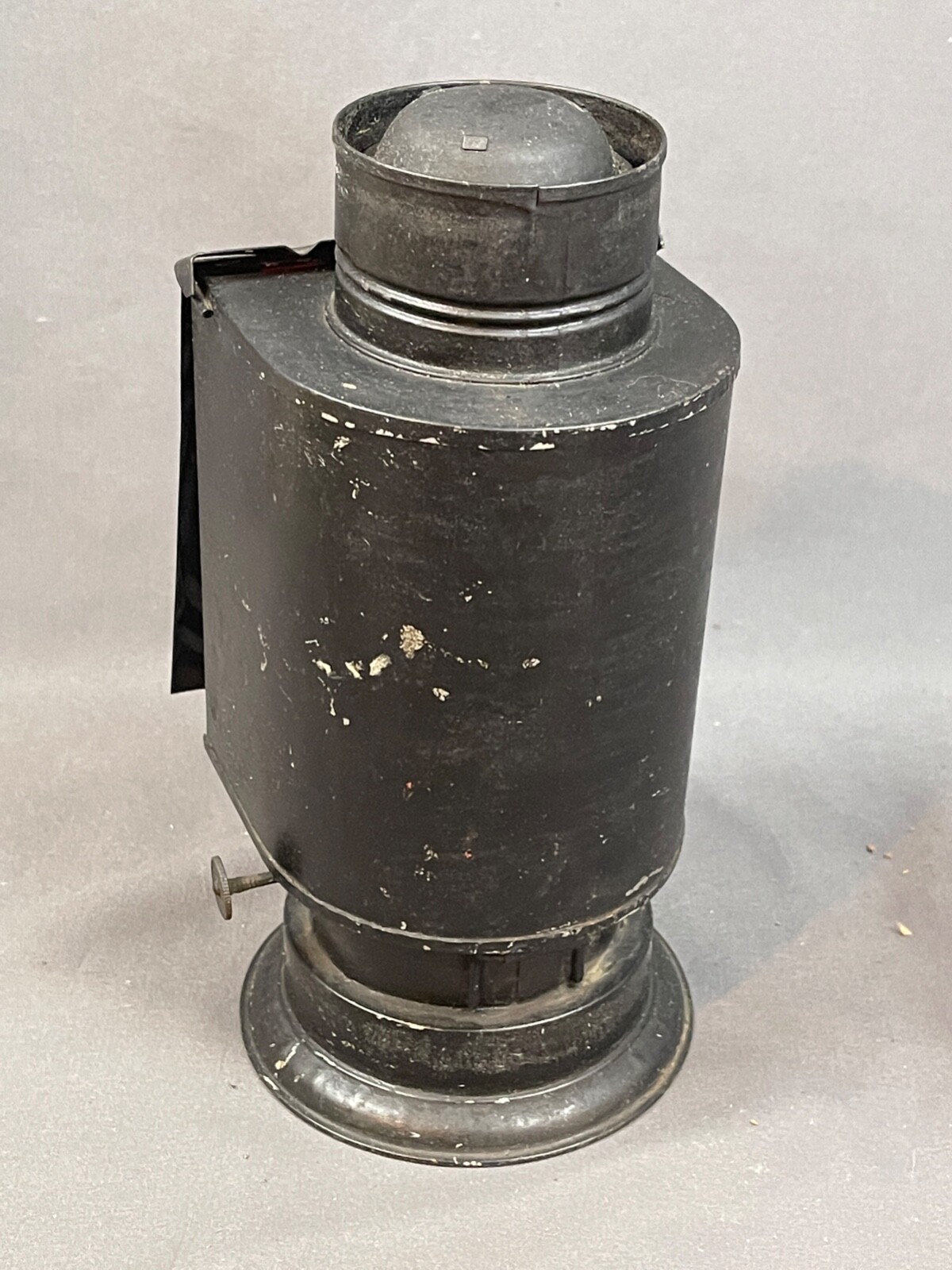 Antique Unique Lantern Oil Red Glass Darkroom Very Complete Nice 2795