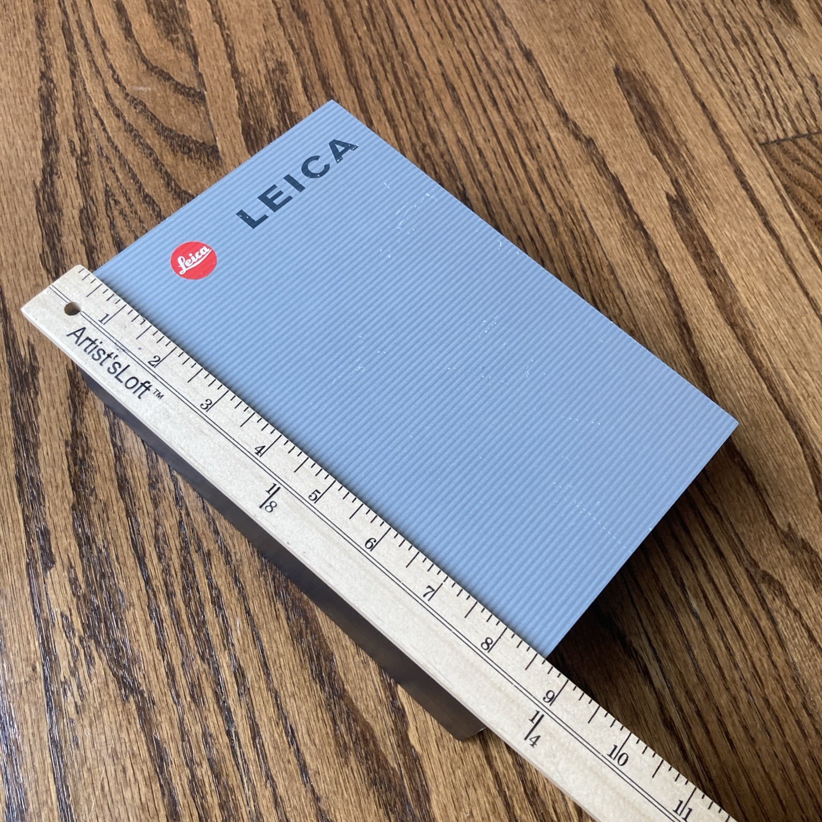 Leica Display Wooden Block 9”x 6” X 3”