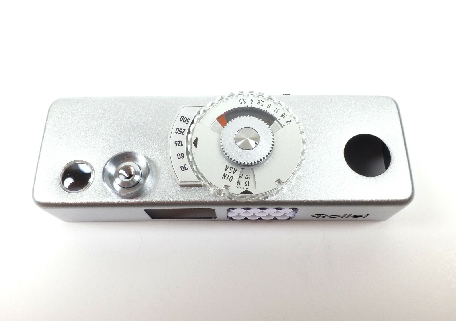 Rollei B35 35mm Chrome Top Cover w/Adjust Wheel for Parts
