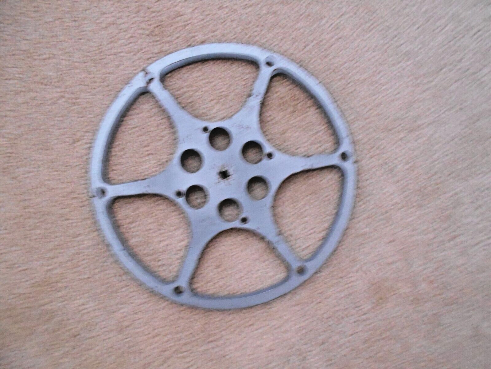 Empty Gray Metal 1200 ft. Reel in Can
