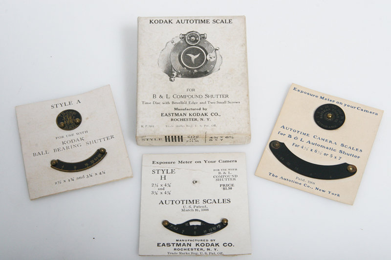 Antique Kodak camera Shutter And Aperture Scales with box