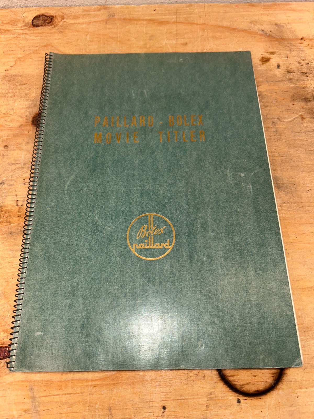 Vintage Bolex Paillard Movie Animation Rig & Premier Titler Manual 1950’s
