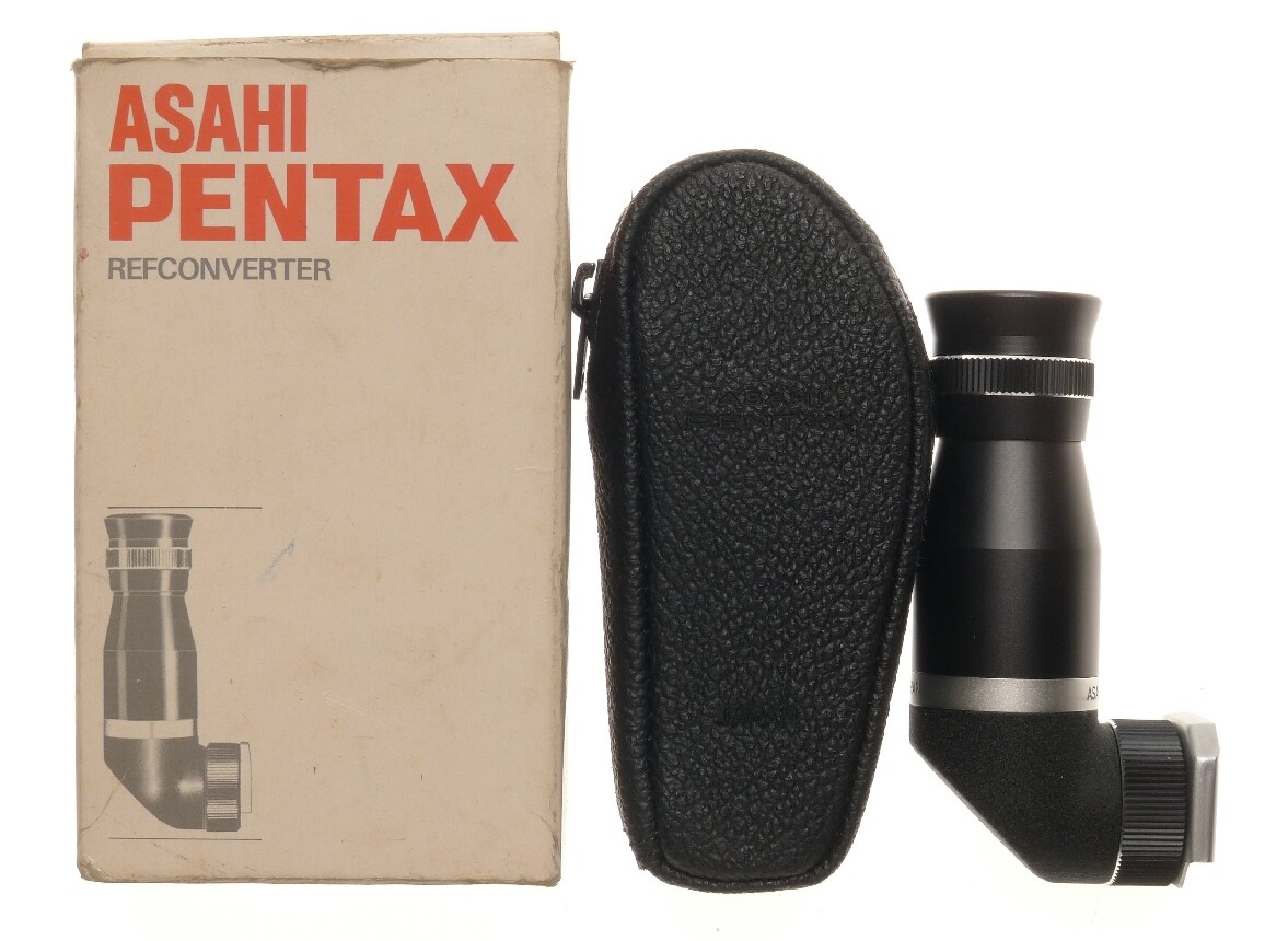 Asahi pentax refconverter right angle hot shoe mount finder for 35mm slr camera