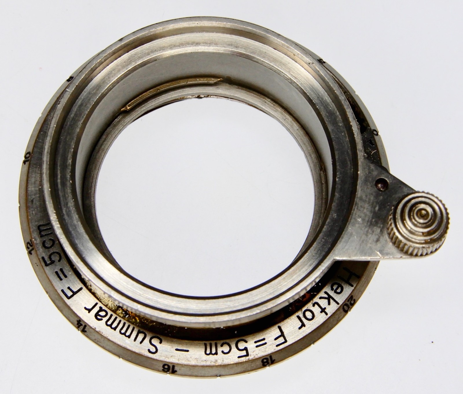 Leica ZWTOO-HESUM Nickel Focusing Helicoid for 5cm Hektor,Summar #2