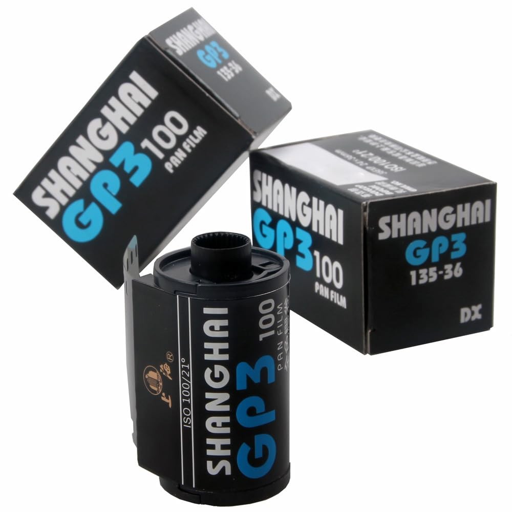 10 Rolls Black & White GP3 135 35mm 36EXP ISO 100 B&W B/W Film Auto DX