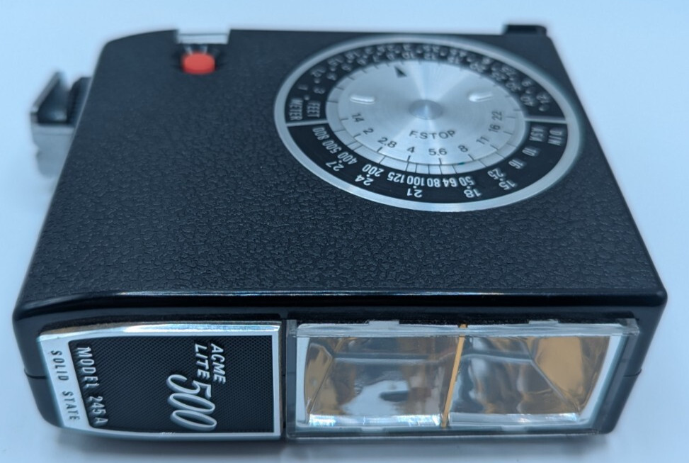 Acme Lite 500 Camera Flash Model 245A Solid State (Vintage)