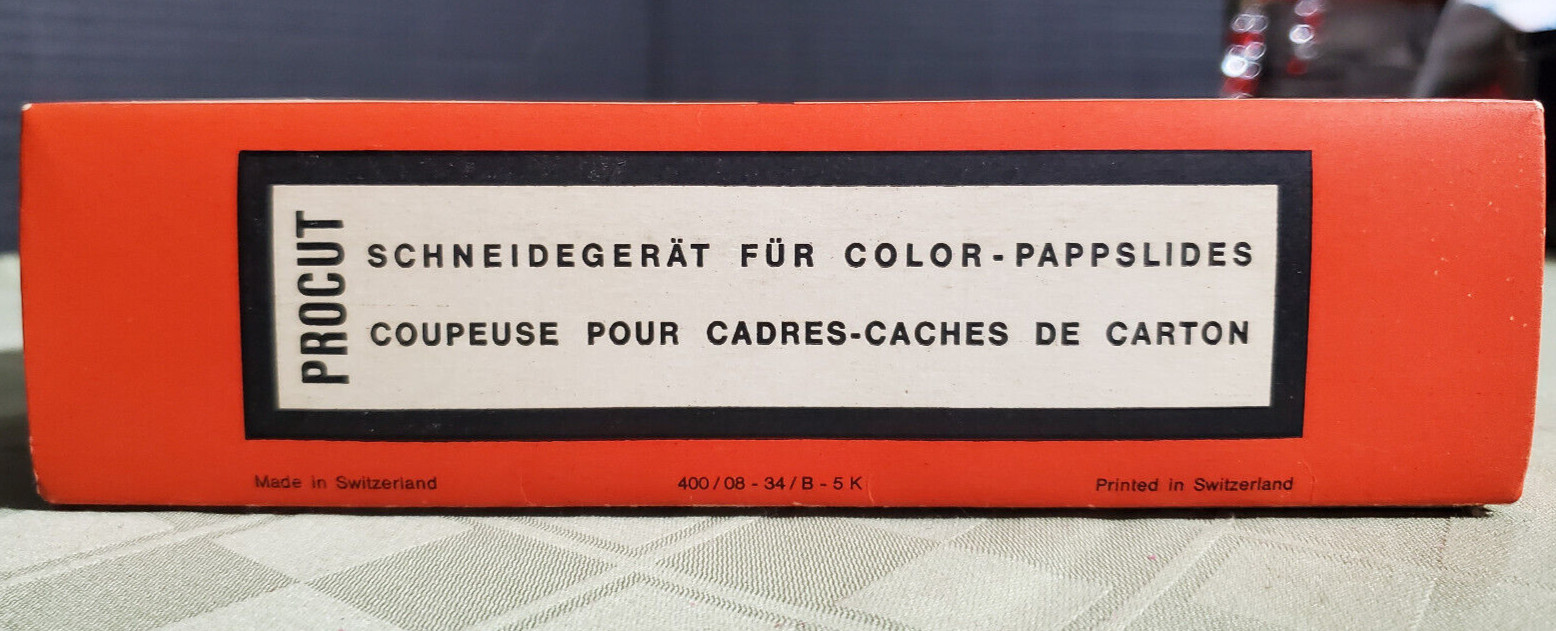 Vintage Photography Processing PerOSlide Procut 2 x 2 Cardboard Cutter Slicer