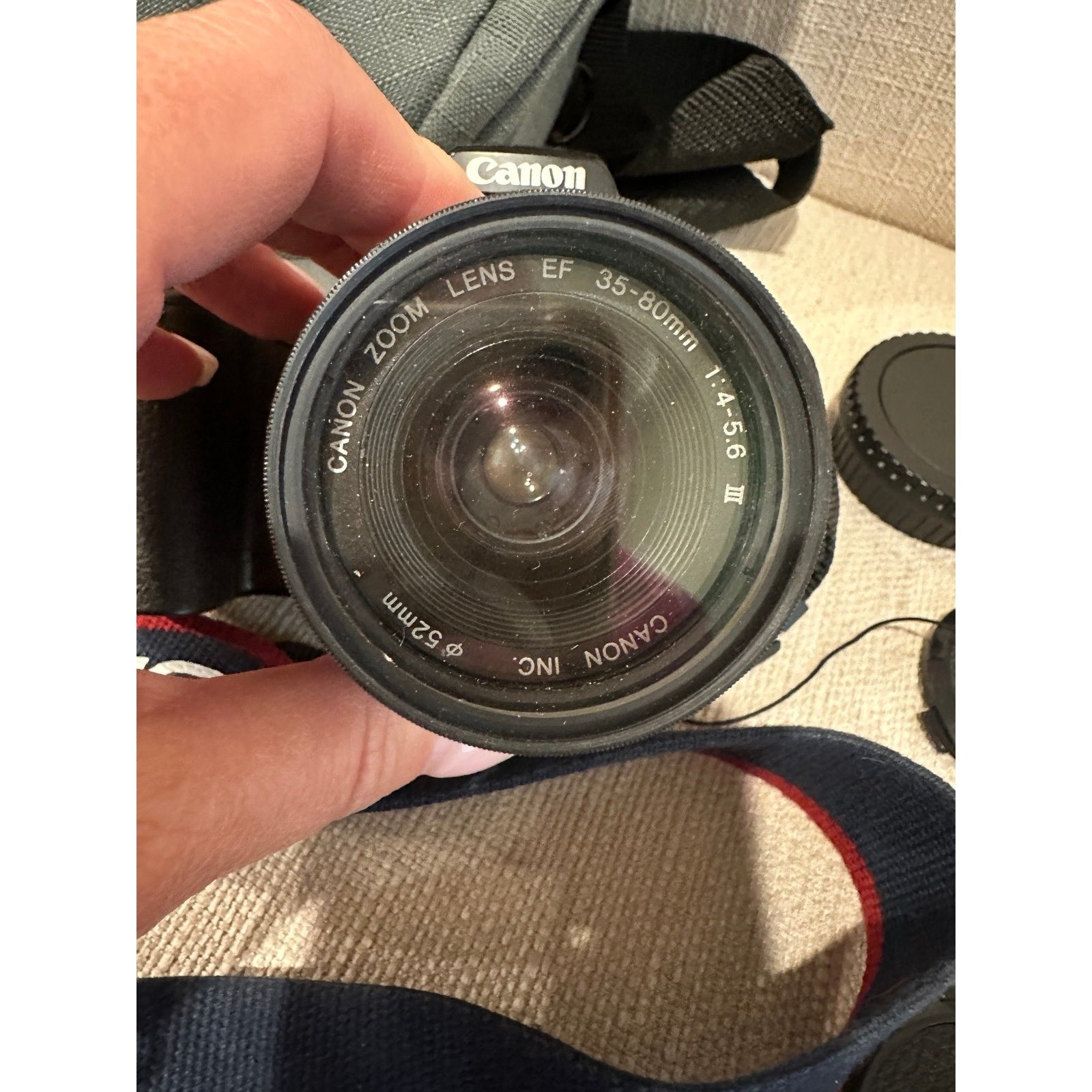 Vintage Canon EOS Rebel G Camera and case 1990’s PARTS ONLY