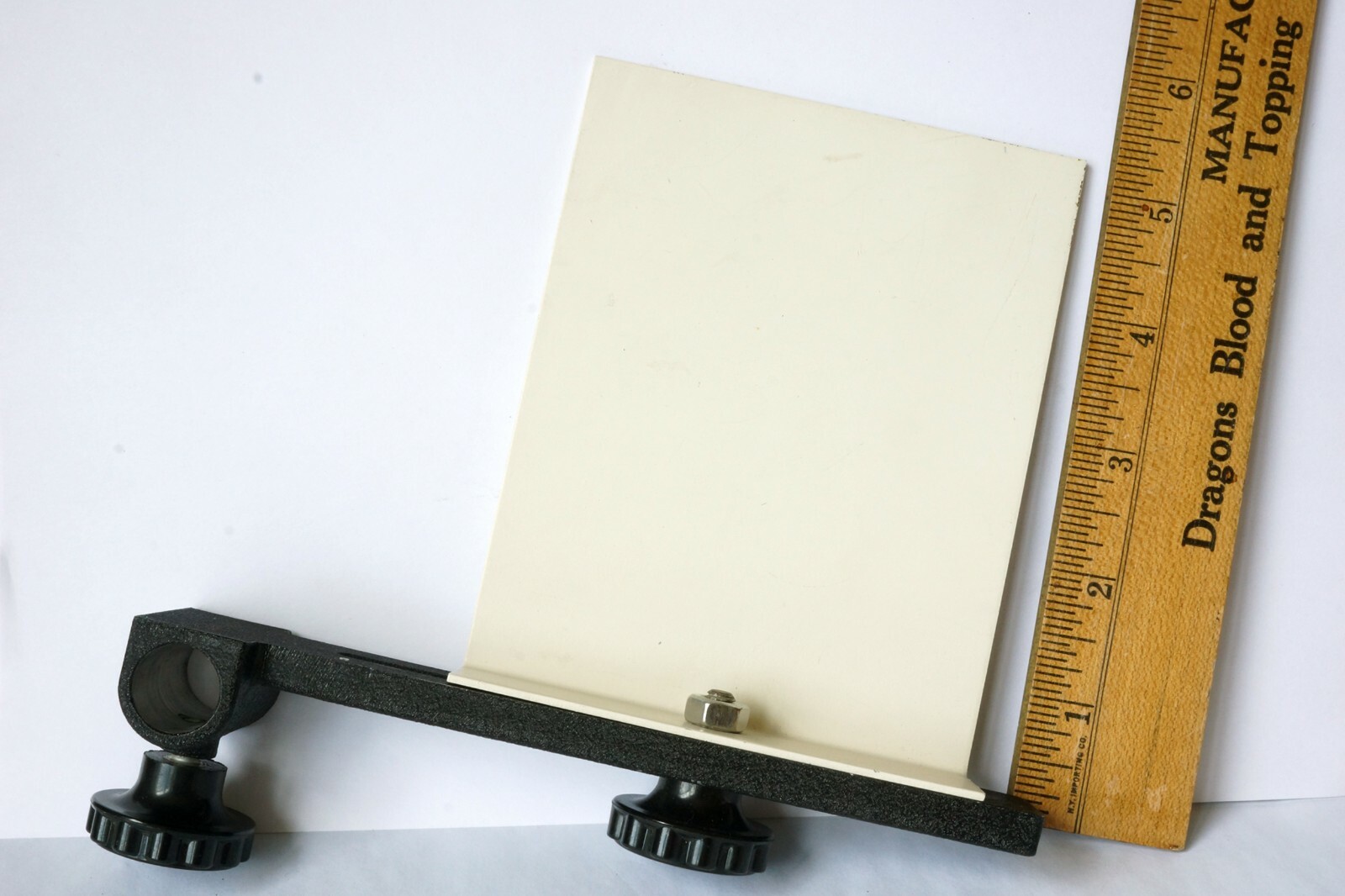 Front White Screen for Bolex Matte Box or Bolex Titler Made in Japan Barely Used
