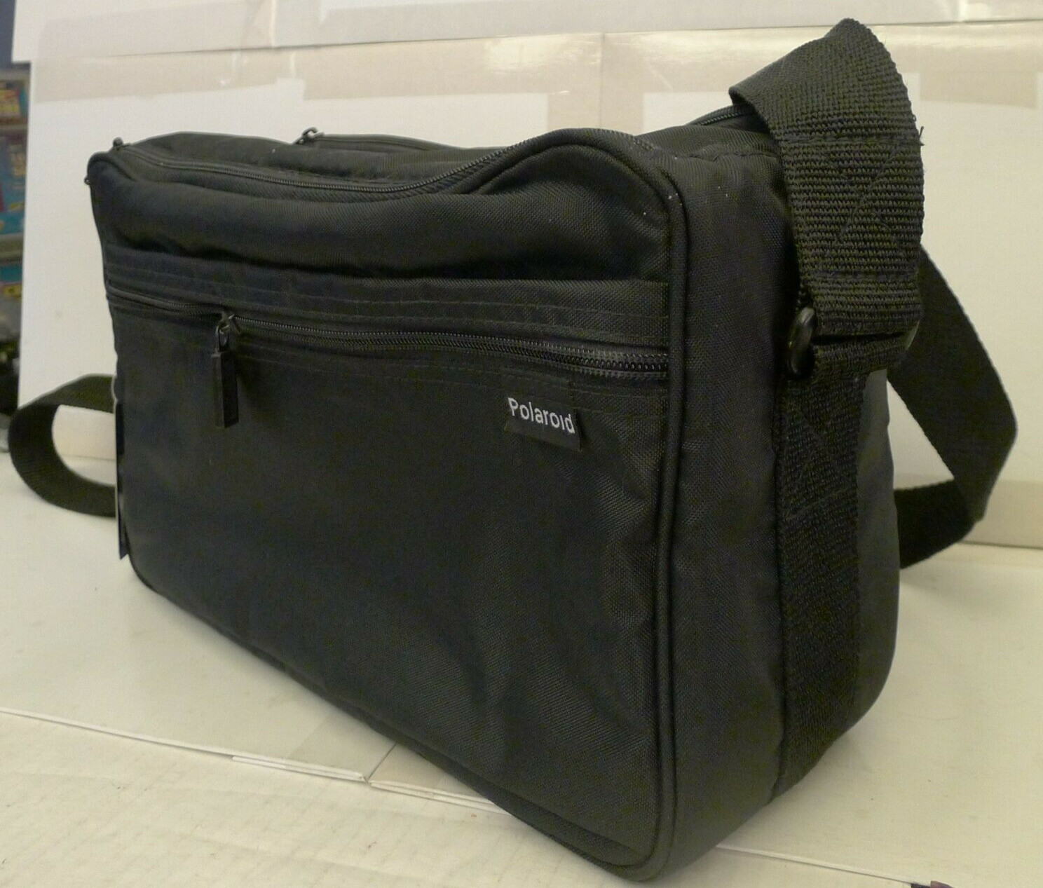 Polaroid Black Compartment Nylon Padded Zipper Case for Camera & Accessories