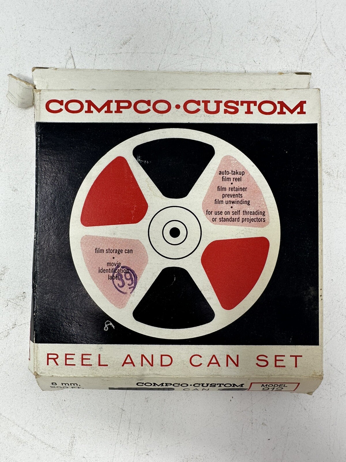 Vintage Compco Custom 8 mm. 200 ft model 912
