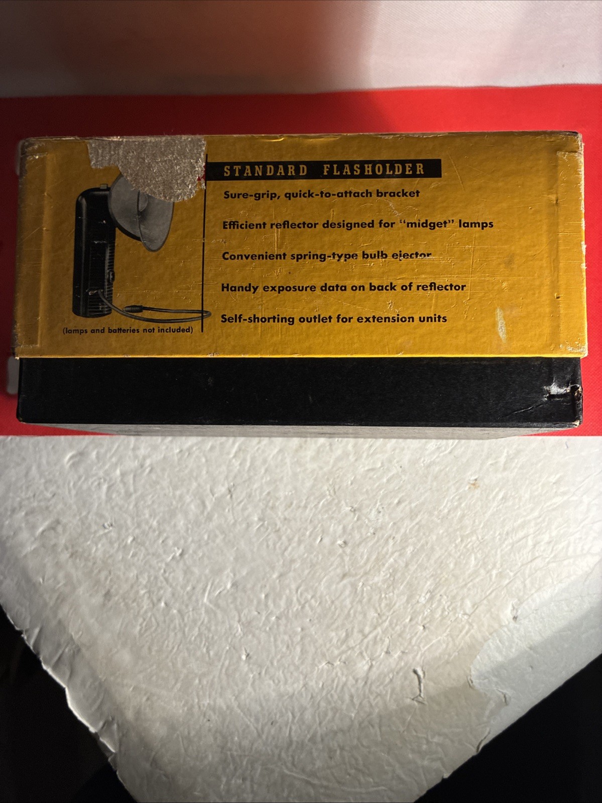 Vintage Kodak Standard Flasholder With Original Box. With Accessories No. 92F
