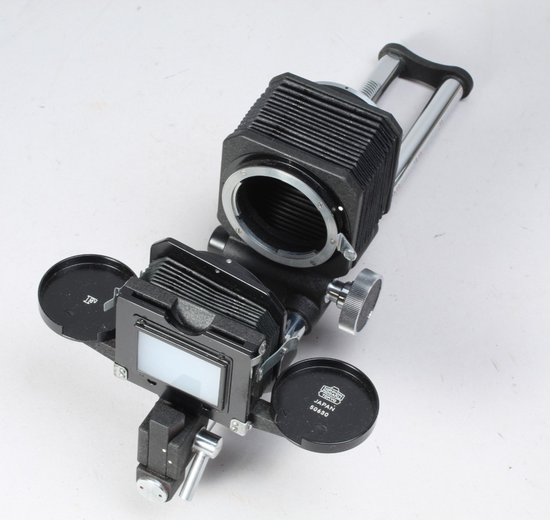 NIKON FOCUSING BELLOWS & SLIDE COPYING ATTACHMENT IN THE BOX VERY CLEAN