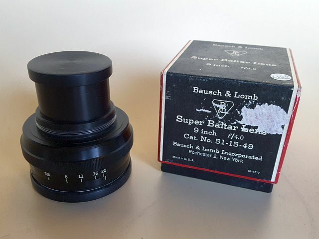 Super Baltar Lens, Bausch & Lomb, 9 inch, F/4.0, #51-15-49