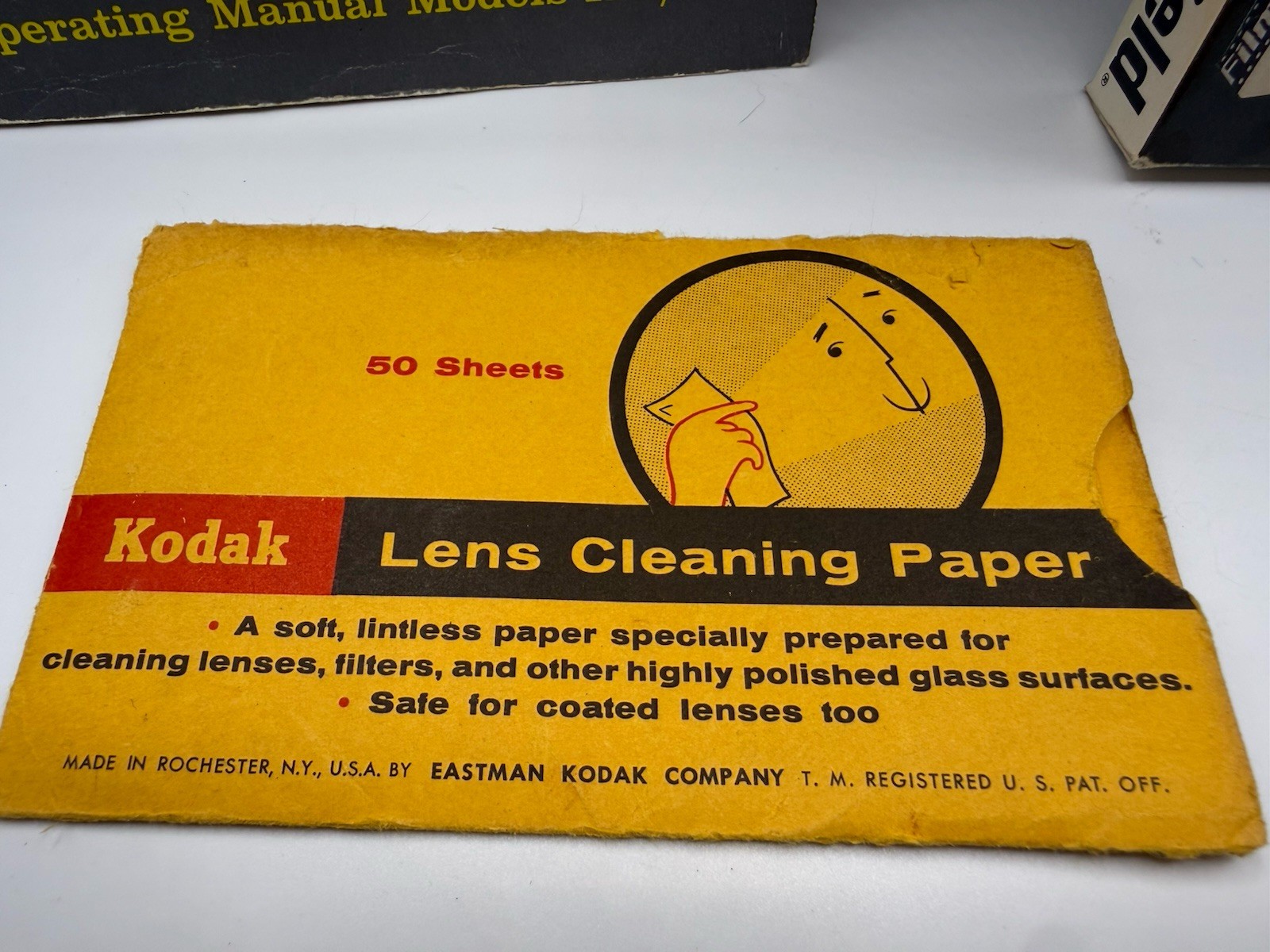 Vintage Camera Accessory Lot Kako 818 Flashes Filters Pentax Case Manual USA