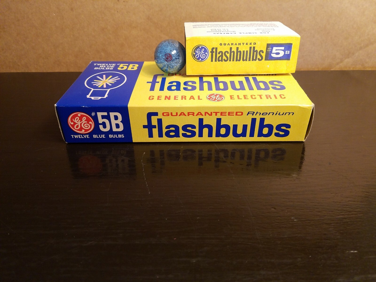 GE General Electric 5B Blue Bulb Flashbulbs (12 Total) Rhenium