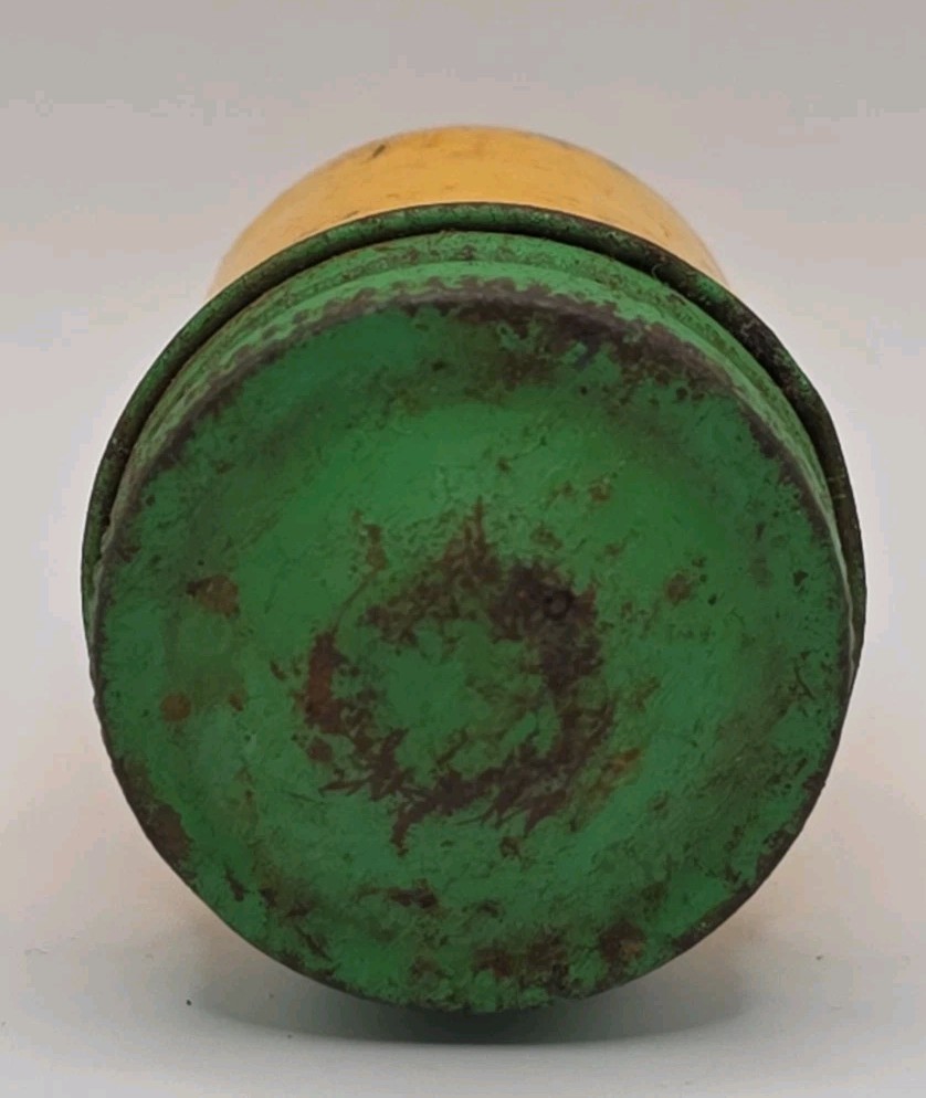 Vintage Kodak Film Metal Canister Container Green Cap 35mm