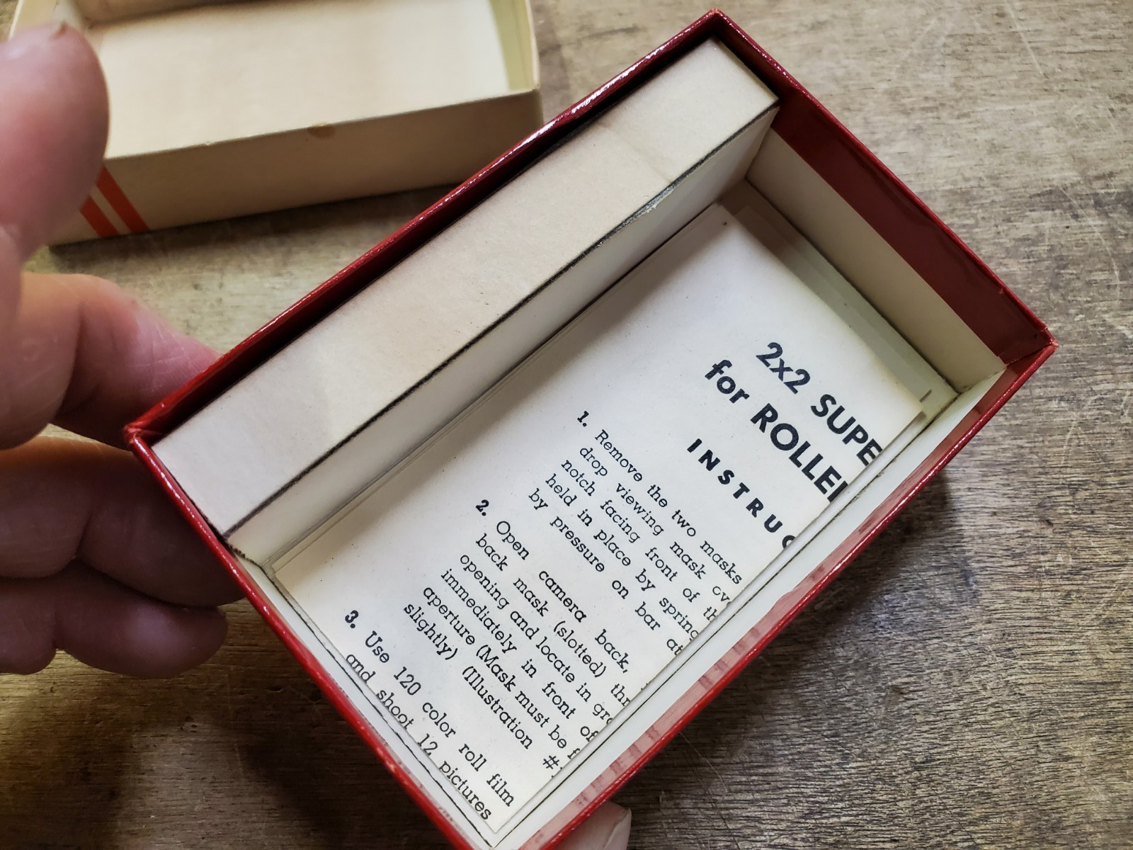 Vintage Super-Slides For Rollei Rolleiflex Cameras, Fits 2×2 Projectors, NOS
