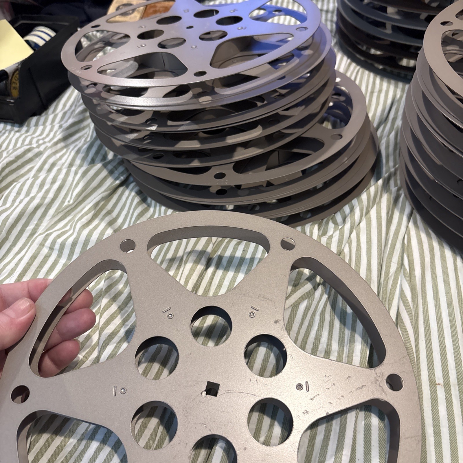 SCHERER 800′ 16MM Metal FILM REEL 800ft capacity