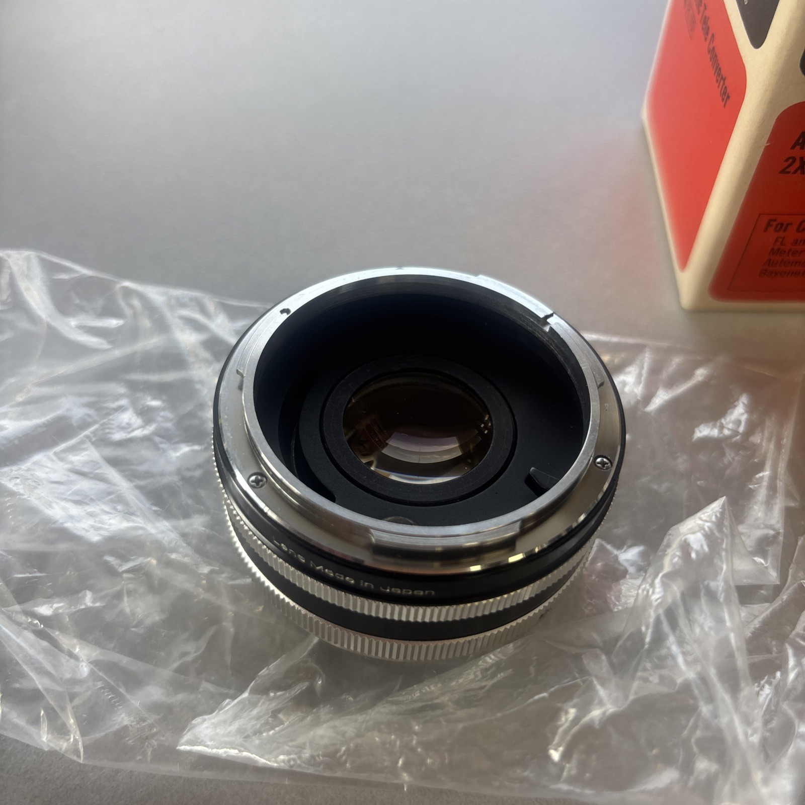 Vivitar Automatic Tele Converter 2X-3 Japan NM WITH CASE AND ORIGINAL BOX