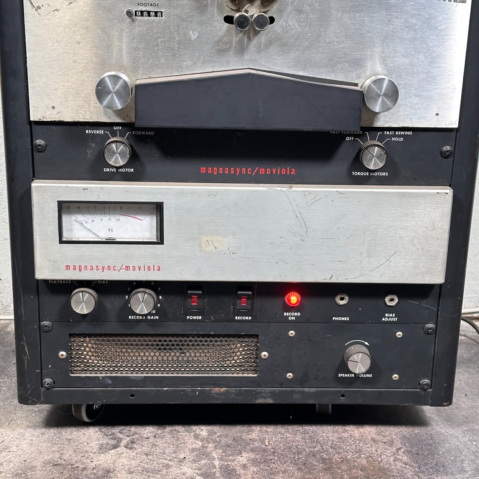 Magnasync 2300-R / Moviola Movie Editing Tape Machine Vintage Film Production