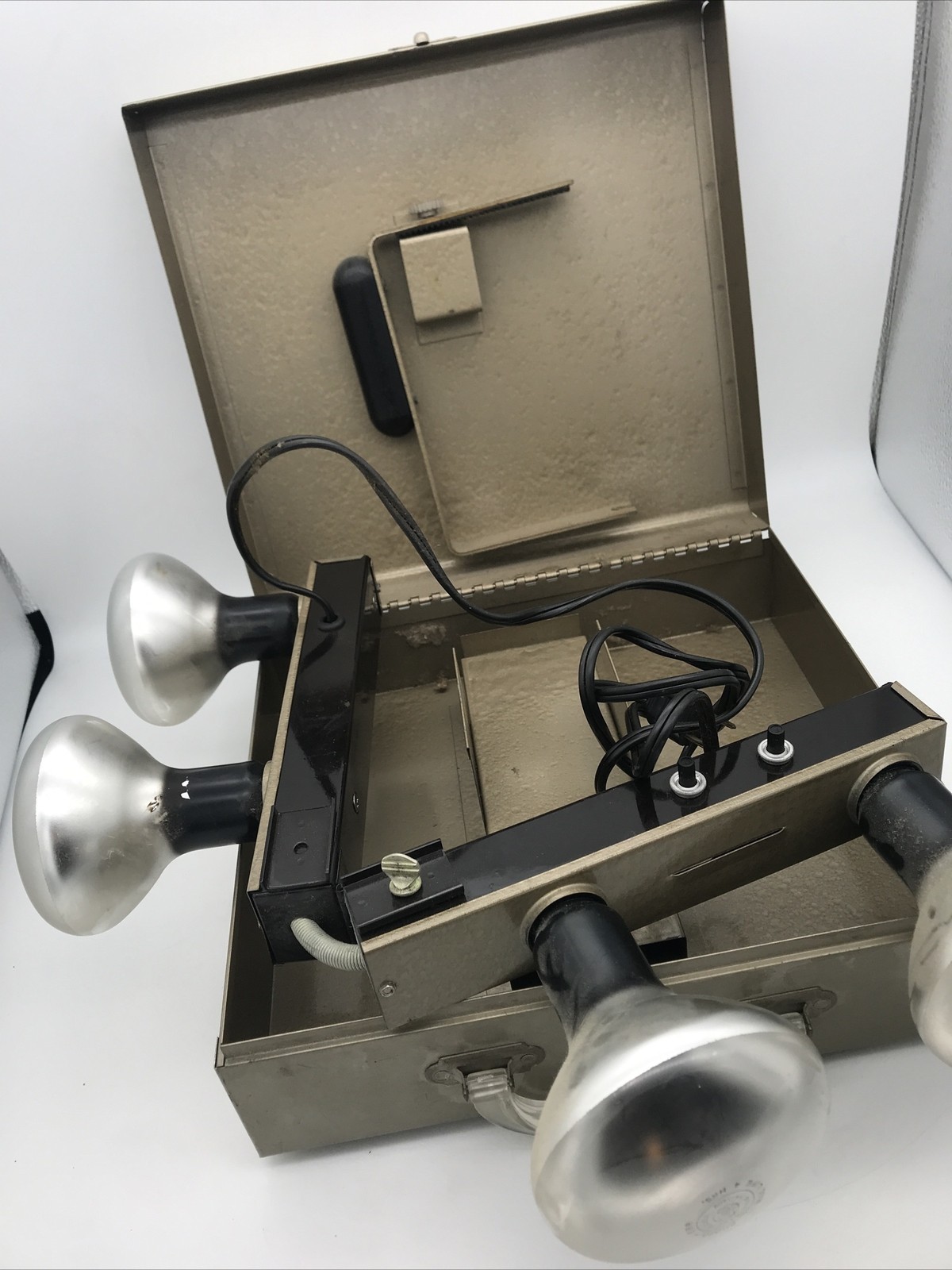 Box Vintage Movie Camera 4 Light Light Bar Original Pixie David Specialty Works