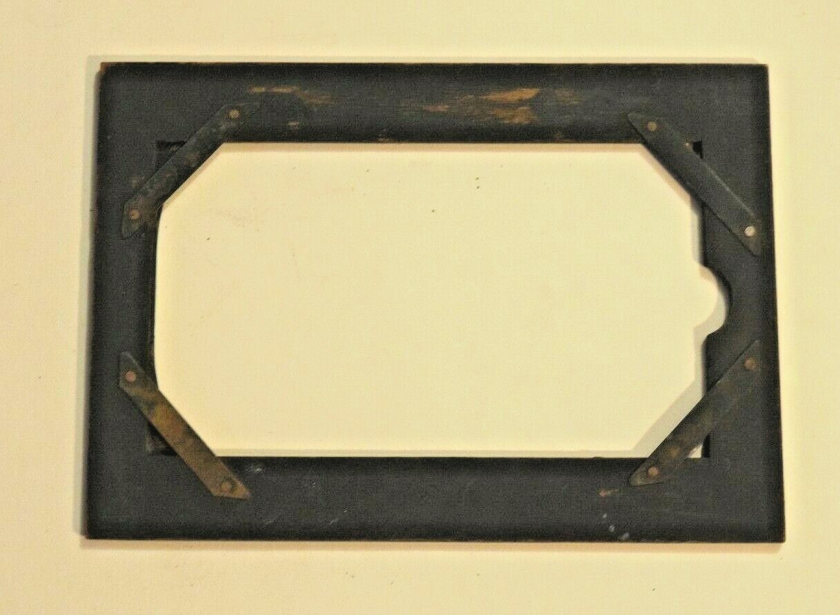 Antique 5 X 7″ to 3 1/4 X 5 1/2″ Glass Plate Insert Adapter – RARE!