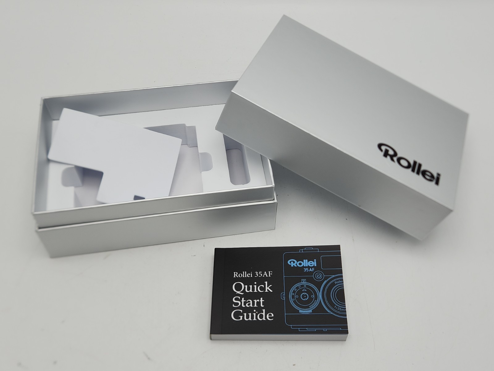 Empty Original Box ONLY & Quick Start Guide Manual for Rollei 35AF Camera