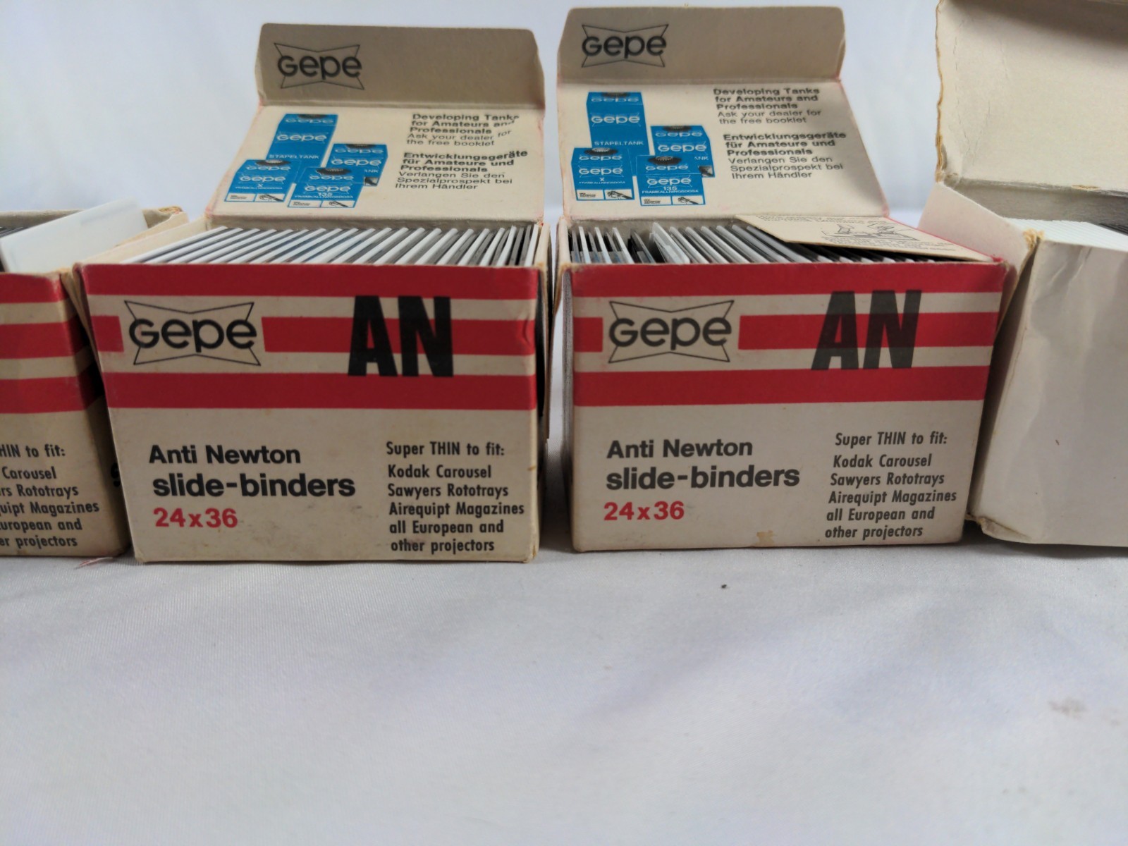 Bundle Gepe 24×36 18×24 14×20 20×22 Slide Mount Binders Holders 2mm Antinewton