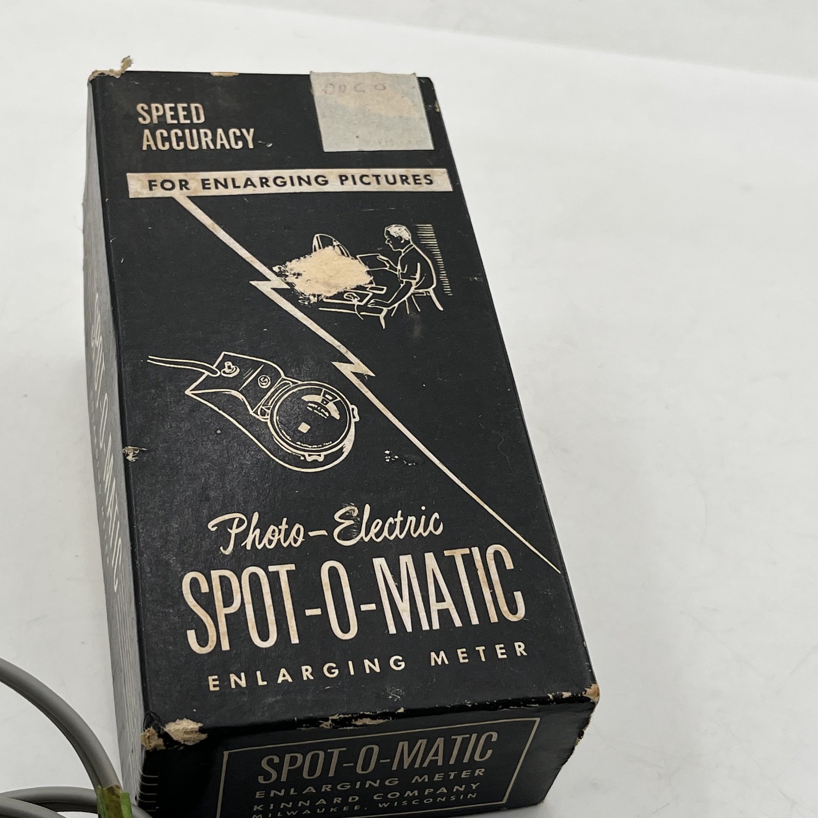 VTG Spot-O-Matic Enlarging Meter Exposure Time Photography Equip Steampunk Decor