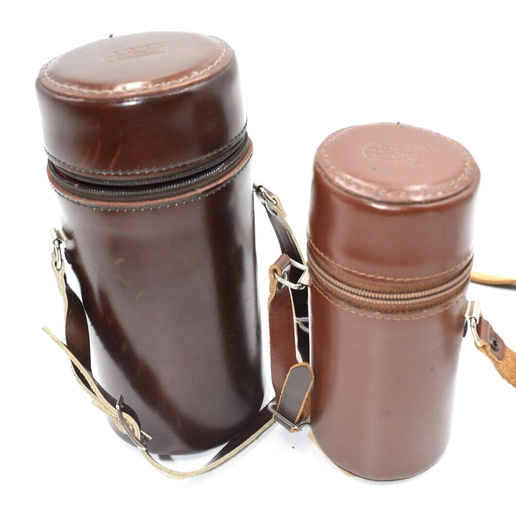 Leitz Lens and Accessory Bags. Rockleigh NJ Vintage #5 and #12 size