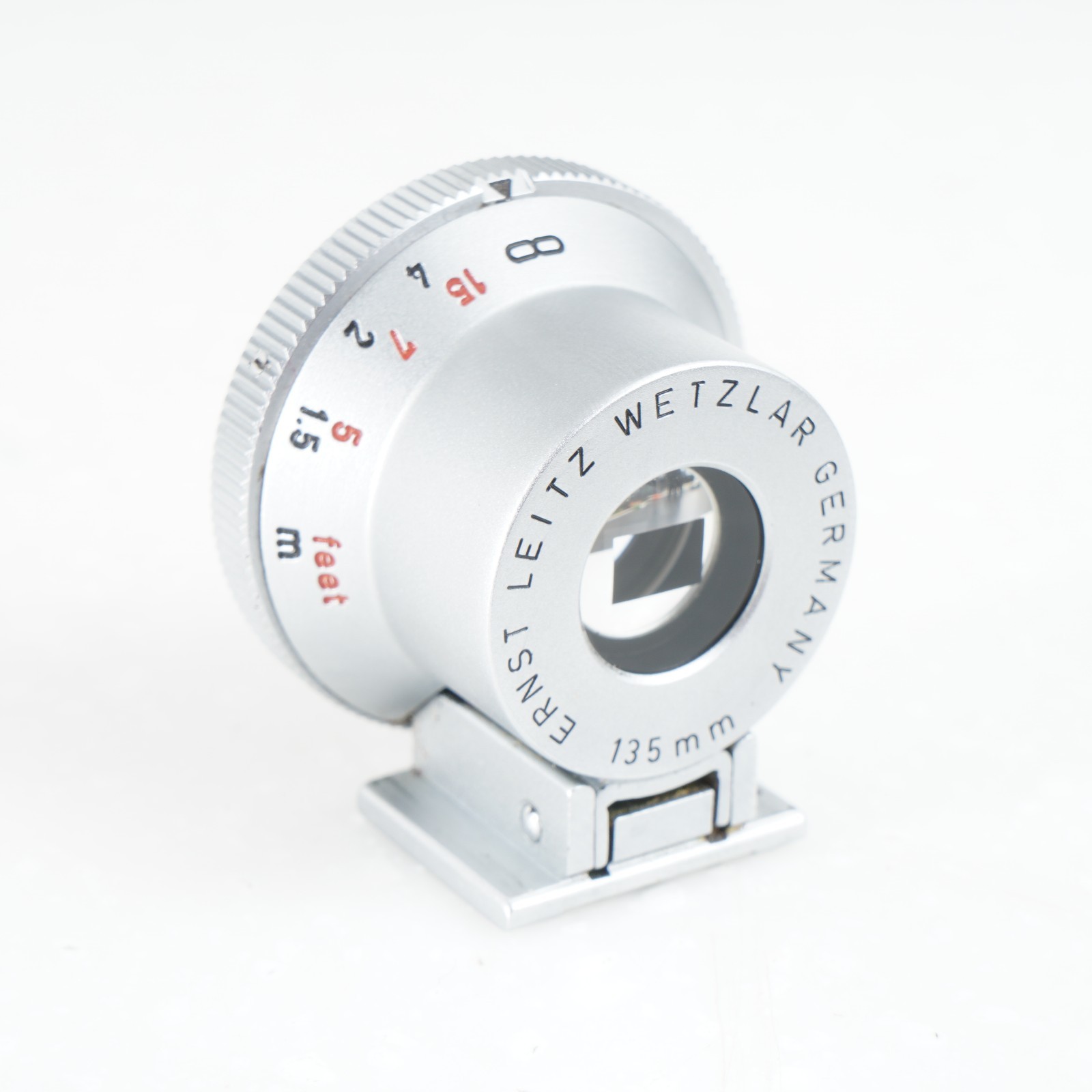 :[MINT-] Leica (SHOOC) 13.5cm (135mm) Bright Line External Viewfinder (Chrome)