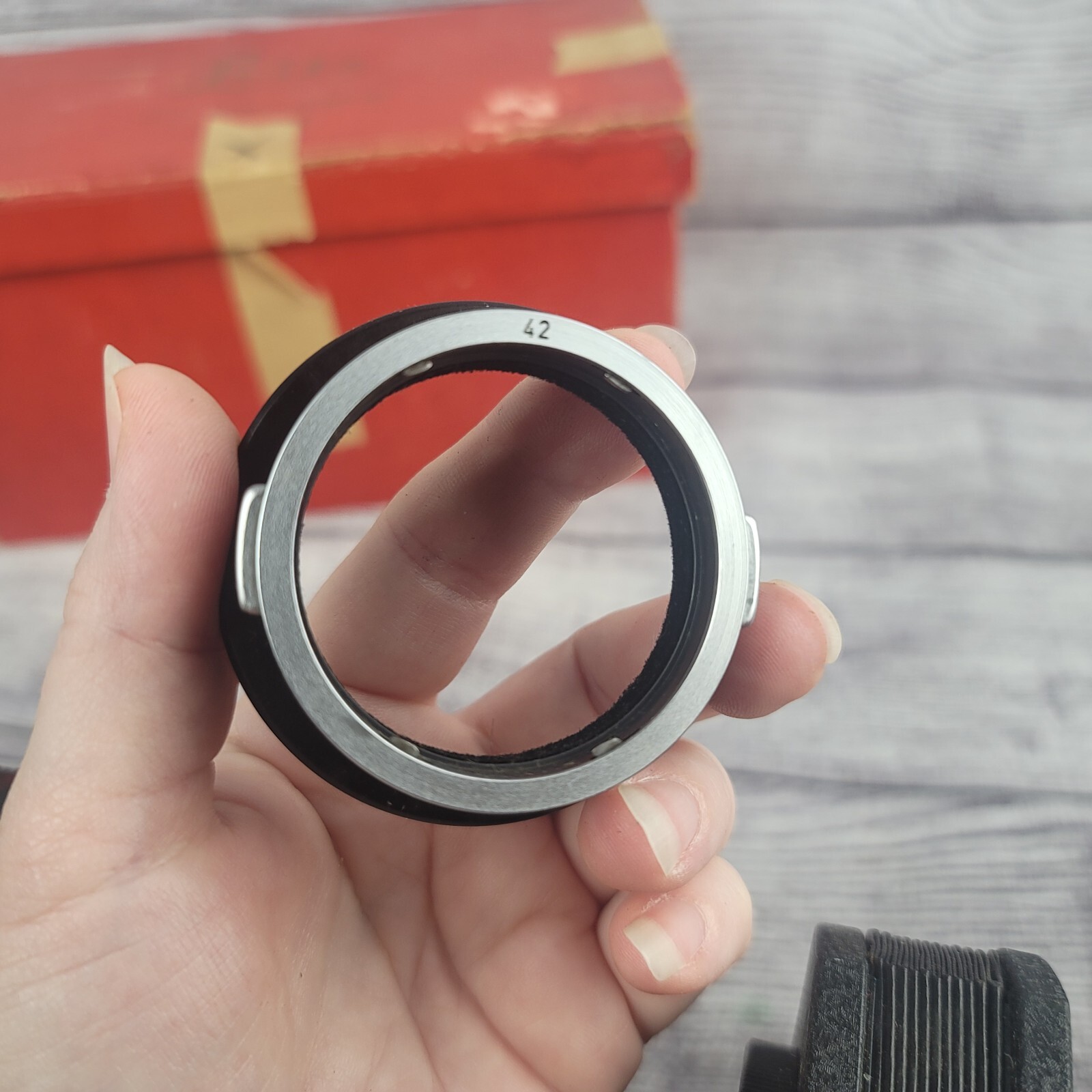 Leica Leitz Wetzlar Visoflex Macro Bellows Unit 13.5cm w/ Box 32mm Screw Mount